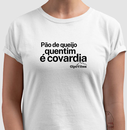 Camiseta Pão de Queijo - Branca