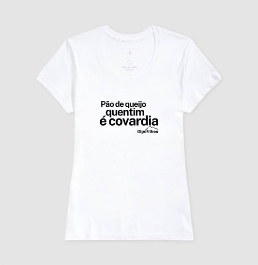 Camiseta Pão de Queijo - Branca