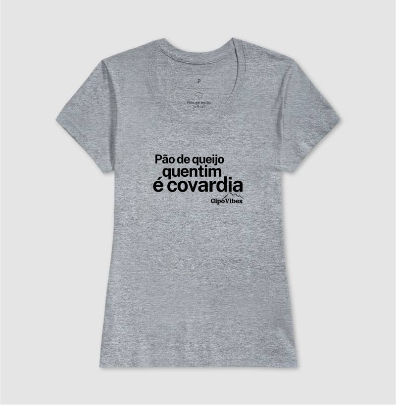 Camiseta Pão de Queijo - Branca
