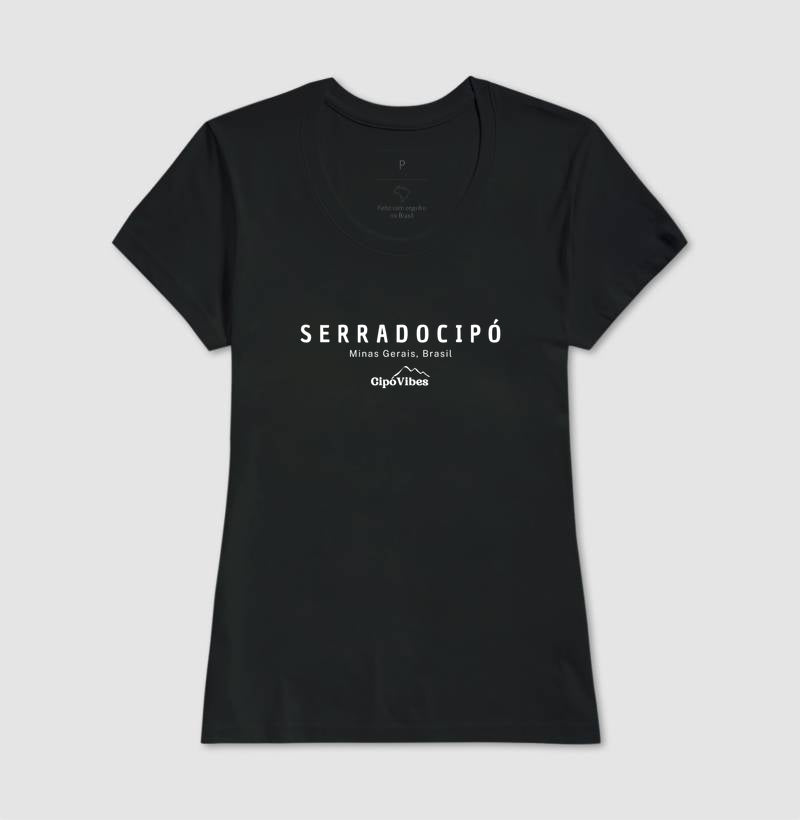 Camiseta Serra do Cipó - Preta